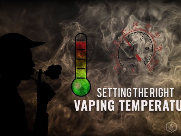 Always Setting the right vaping temperature. A guide on vapes w temp control Image